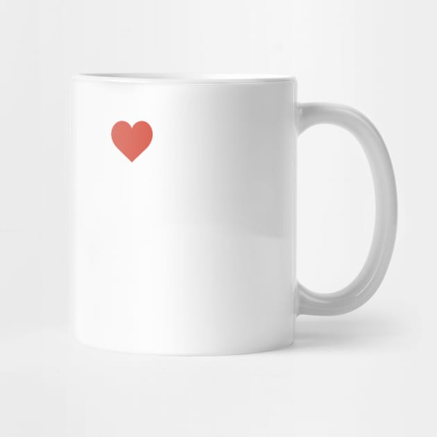 Minimalistic red heart symbol by blondegirl